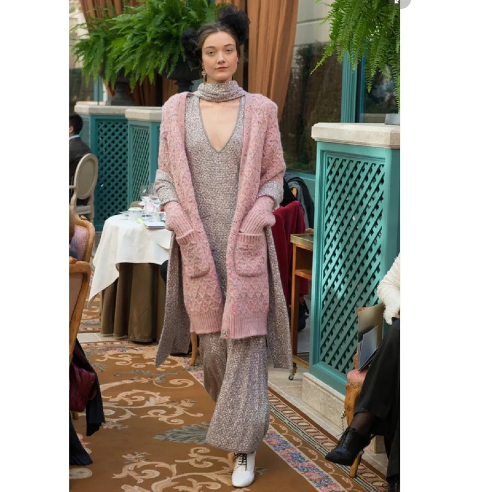 Chanel multicolor sequin sweater